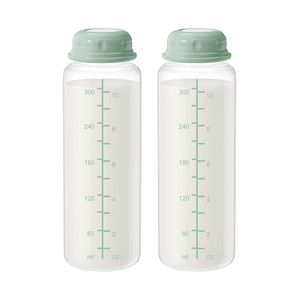 11oz Breastmilk Storage Bottles, Compatible with Momcozy Milk Cooler 12oz, Narrow Neck