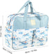 DAUZ Mommy Diaper Bag Large Capacity Strap Protector Waterproof Messenger Compartment for Outdoor Use
