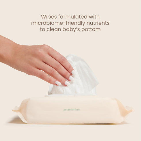 Bottom Buddy Diaper Cream + Wonder Baby Wipes Bundle - Pediatric Tested, Gentle on Sensitive Skin, No Parabens