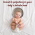 Hibby Baby Pillow for Stroller, Bouncer, Car Seat and Travel (Pebble Grey)