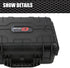 Graded Card Storage Box Compatible with BGS PSA SGC FGS, Weatherproof Case with Impact Absorbing Foam Slots