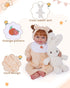 8 Set 17-22 Inch BABESIDE PCS Reborn Baby Doll Clothes with Bassinet for Dolls Babys Doll Clothes Outfit Accessories