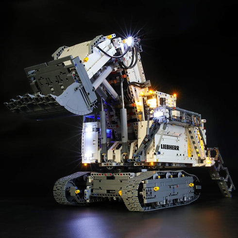 Briksmax LED Lighting Kit for Liebherr R 9800, Compatible with Lego 42100 Model