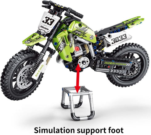 Mesiondy Sets,Toys (476 Motorcycle Toy Building Blocks Kit,Stem Bricks for Boys & Adults,Build A Model Motorcycle