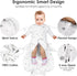 Beberoad Love Baby Swaddles, Cotton Wearable Blankets with 2-Way Zipper & Silent Velcro for 0-3 Months (Stars)