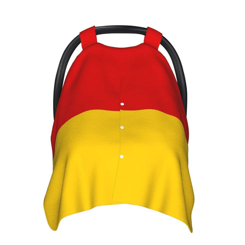 Zhbvncp Germany Flag Baby Car Seat Cover & Breastfeeding Nursing Cover - Breathable Stretch Fabric Multi-Use Nursing