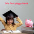 Piggy Bank for Sbrvaniy Piggy Coin Banks for Boys and Girls, My First Unbreakable Plastic Money Bank, S/M/L Size