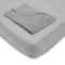 American Baby Company Preschool Bundle Set - 24"x48"x4" Daycare/Preschool Mat Sheet and 36"x48" Toddler Blanket, Gray