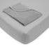 American Baby Company Preschool Bundle Set - 24"x48"x4" Daycare/Preschool Mat Sheet and 36"x48" Toddler Blanket, Gray