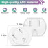 Outlet Covers (28 Pack), Self-Closing Child Proof Socket Covers with Upgraded Adhesive Installation for Baby Safety