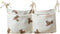 RDTGHY Baby Crib Organizer Hanging Storage Bag Multi-Pocket for Diapers Bottles Toys Bedside