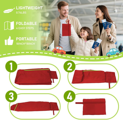 Jaseppor 2pcs Car Seat Bags For Airplane Travel, Gate Check Bag, Durable Travel Bag with Thickened Shoulder Straps