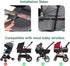 UPF 50+ Stroller Sun Shade, Universal Waterproof Cover with See Through for Baby Stroller Protection