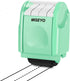 Miseyo Dashed Handwriting Lines Practice Roller Stamp, Self-Inking Mint Green Line Rolling Stamps for Kids