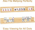 Set 8, Games13.97 2 1.18 Inches Domino Racks of Mexican Train Dominoes Trays, Wooden Domino Holders for Mexican Train