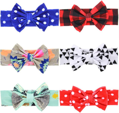 Baby Girls Toddler Bowknot Headband, Infant Rabbit Ear Hair Band Headdress