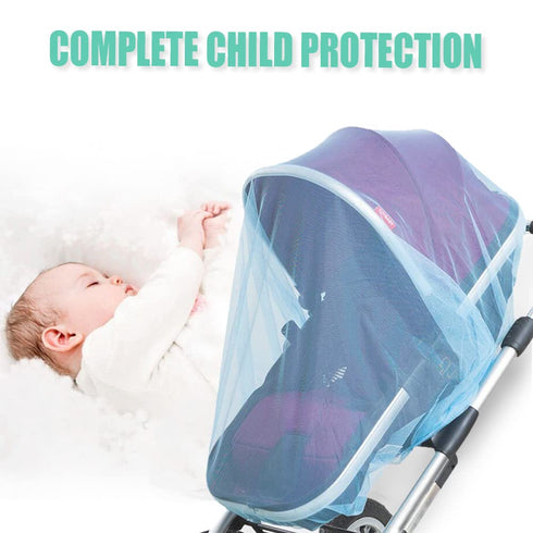 Durable Baby Stroller Mosquito Net (2 Pack) - Perfect Bug Net for Strollers, Bassinets, and Playards