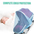 Durable Baby Stroller Mosquito Net (2 Pack) - Perfect Bug Net for Strollers, Bassinets, and Playards