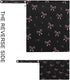 Haskirky 2 Pink Bows Black Pcs Cloth Diaper Wet Dry Bags,Waterproof and Washable Bag for Travel Reusable Wet Bag