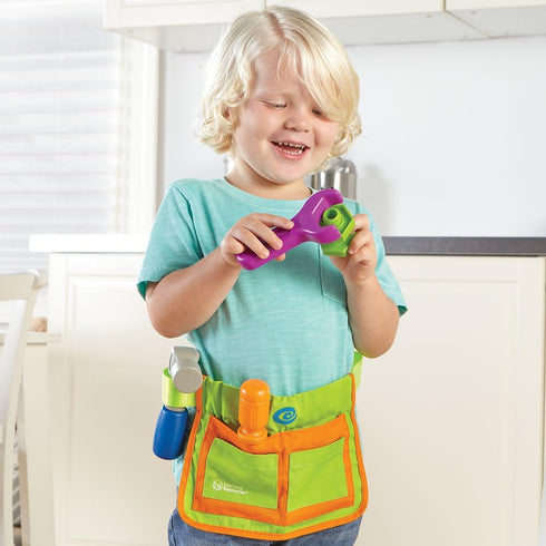 Learning Resources New Sprouts Tool Belt - Kids Construction Set, 5 Pieces, Ages 2+