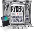 Ryker Standard European Board Game Sleeves Card Protectors (3 Pack, Clear, 62x94