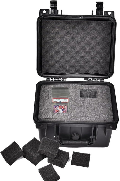 PIT66 Graded Card Storage Box, Compatible with BGS PSA SGC FGS Graded Sports Trading Cards, Waterproof Case Holder