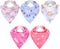 5 Pack Adult Drool Bandana Bibs - Soft Large Absorbent Waterproof Bibs for Special Needs, Kids, Men Women