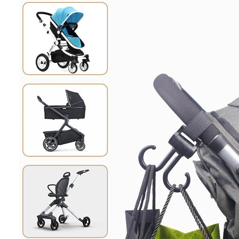 hejhncii Mommys Double Hook Double Car Hook Baby Stuff Organizers Groceries Purse Hook Accessories