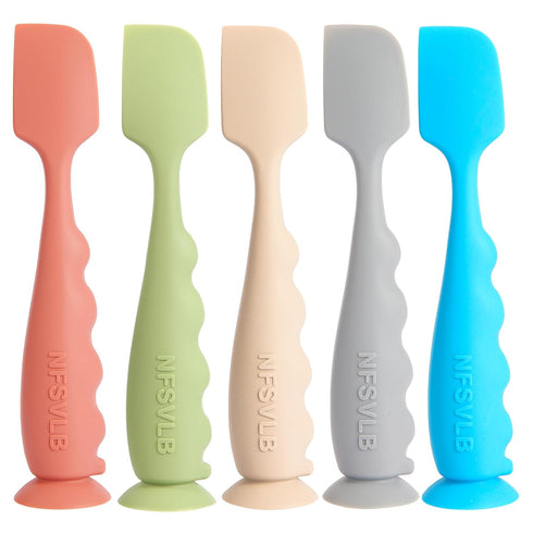 Case,2 2 3 Diaper Cream Spatula with Large Mini Butt Paste Spatula with Travel Case,Soft Baby Butt spatula Diaper Cream