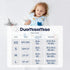Duomiaomiao 0.5 TOG Toddler Sleep Sack 24-36 Months, 100% Cotton Lightweight Baby Sleep Sack with Feet