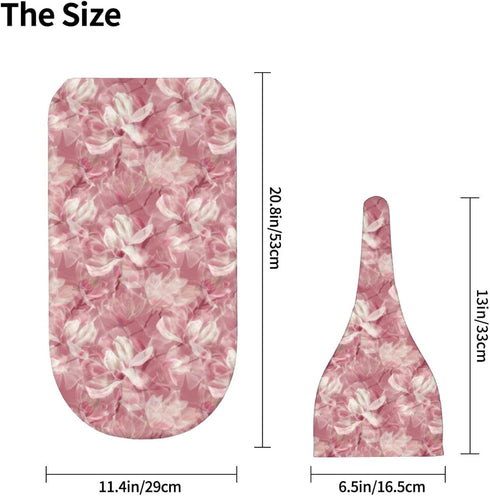 Sets Magnolia Floral Newborn Swaddle Blankets Hat Soft Baby Receiving Blanket Swaddle Sack for Baby Shower Infant Boy