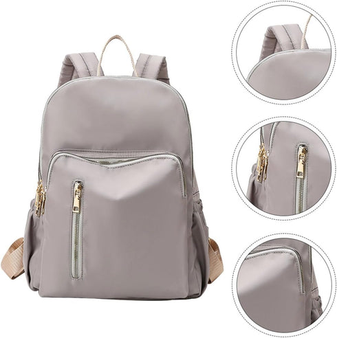 Mommy Backpack Commuting Backpack Large Capacity Waterproof Diaper Bag for Moms with Insulated Bottle Pouch Stroller