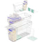 Ugotfeels Breastmilk Storage Container with L Shaped Separator Boards, Dividers Will Flatten Standing