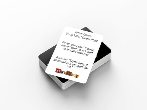 Mic Drop Epic Lyric Battles: 2000s Hip Hop & RnB Trivia Game - Celebrate Urban Beats and Culture