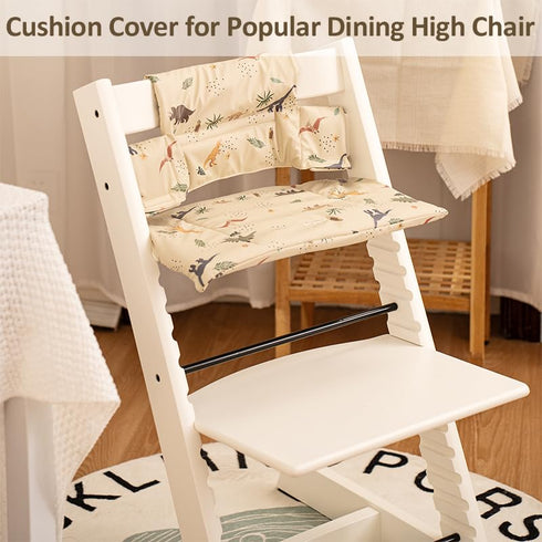 Set Baby Cushion Soft and Comfort High Chair Cushion for Infant, Toddler High Chair Accessories Easy to Clean