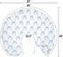 Blue Bows Ribbon Baby Nursing Pillow Covers for Boy Girl Pastel Blue Ribbons Nursing Pillow Slipcovers