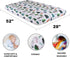 Jola's House 4 Pack Set Woodland Forest Animals Wood Neutral Unisex Fitted Baby Crib Sheets for Baby Boys or Girls