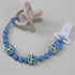 2 Pack, Pacifier Clips Silicone Baby Pacifier Clips with One Piece Design, Frog Character, BPA Free - CPSIA Certified