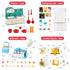 Set,Fridge Set TAKIHON Dollhouse Furniture, Kitchen & Bathroom Toy Washing Machine for Kids,Dollhouse Miniature
