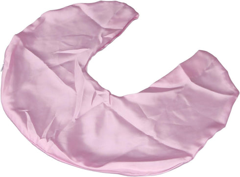 Pink Satin Nursing Pillow Cover - Soft & Washable