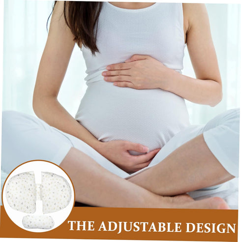 Garneck U-Shaped Maternity Pillow for Pregnant Women Comfortable Belly Support Cushion Small Pregnancy Pillow