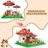 Set 1621pcs RAVAYO Mushroom House Building Blocks - Unique Design Creative Building Toy for Adults and Teens Mini Brick
