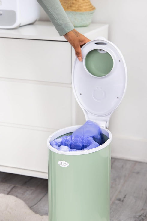 Pack, 25 Count, 13-Gallon Ubbi Diaper Pail Plastic Bags, Disposable Baby Waste Bags, Single Bags