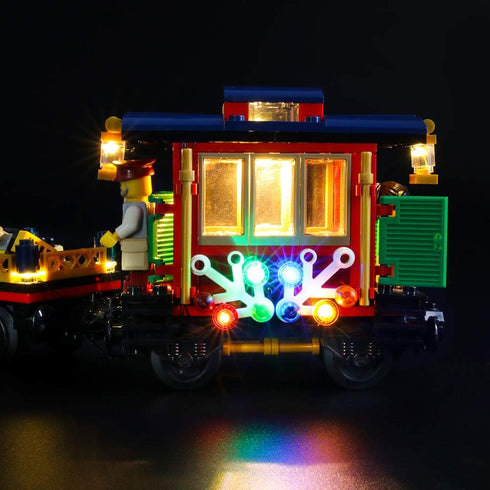 LIGHTAILING Light Set for Creator Expert Winter Holiday Train Building Blocks Model - Led Light Kit Compatible with
