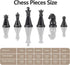 Travel Chess Set Magnetic Portable Folding Chess Board, Small 7.6 Inch