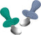 2 Pcs Baby Spoons Toddler Spoons for Self Feeding, Stainless Steel Kids Spoons with Silicone Round Handle, BPA Free