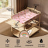 Jola's House 4 Pack Set Soft Baby Girl Changing Pad Cover Sheets for Chaning Pad Unicron Rainbow Heart Cute Neutral