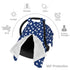 CQMZJHU Navy Blue Night Sky Stars Art Baby Car Seat, Rain Shelter, Multifunctional Nursing Cover for Newborns, Mother