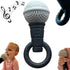 The Singing Mom Microphone-Shaped Silicone Baby Teether - BPA Free, with Rattle, Musical/Singing Toy, Dishwasher