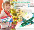 3 4 5 6 7 8 ele ELEOPTION Transport Airplane Toy Aeroplane Infrared Remote Control Plane Toys with Lights and Music